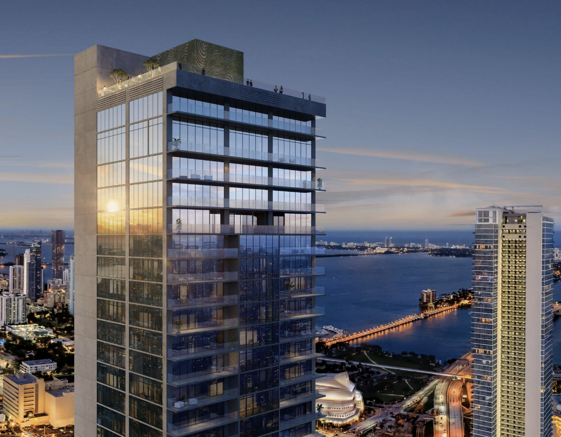 E11EVEN Hotel & Residences. Designed by Sieger Suarez Architects.