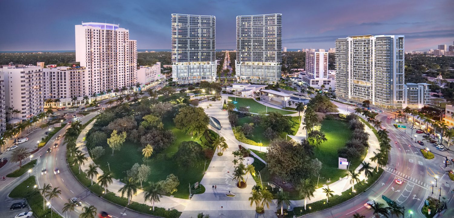 Young Circle. Designed by Zyscovich Architects.