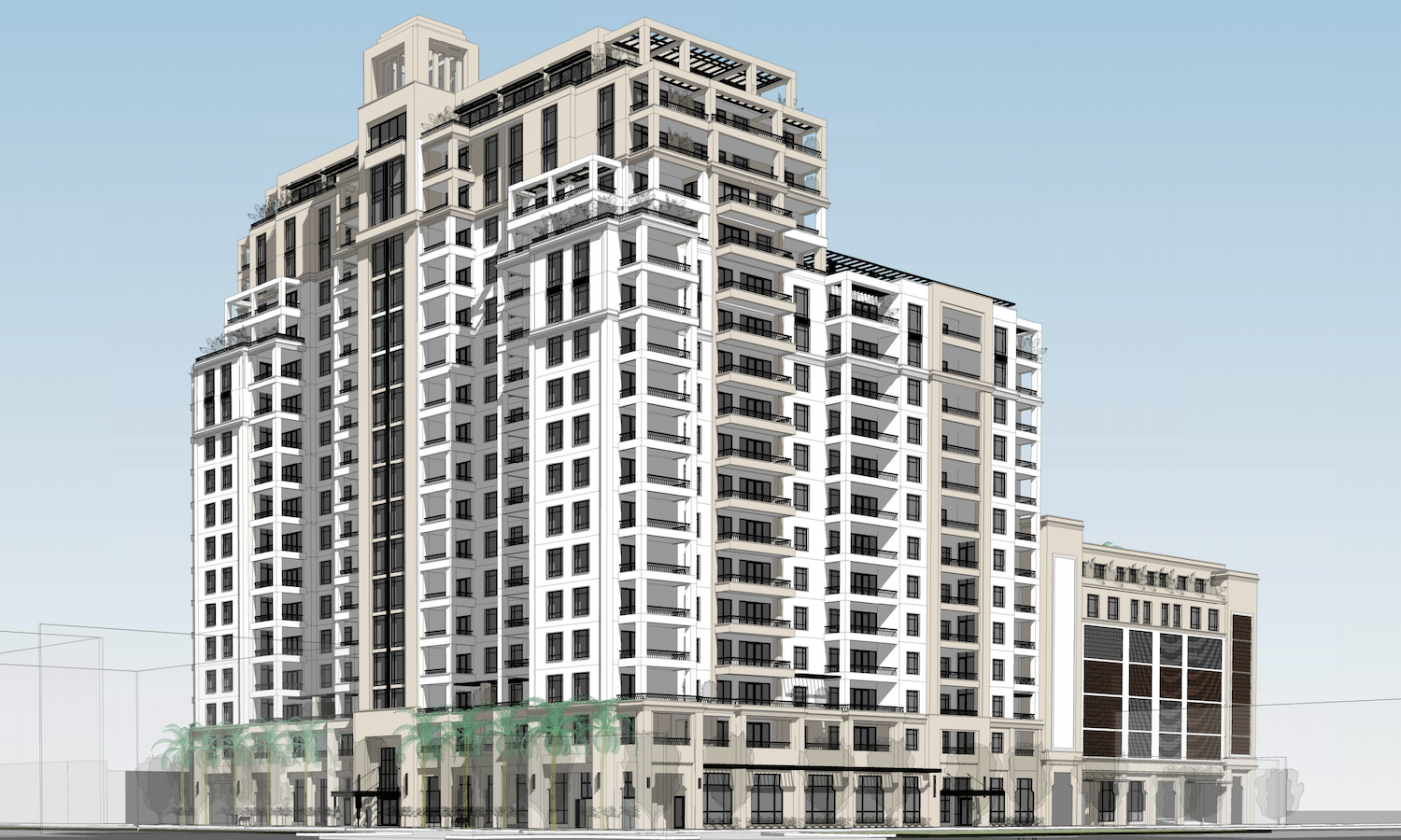 Regency Residences. Designed by NBWW Architects.